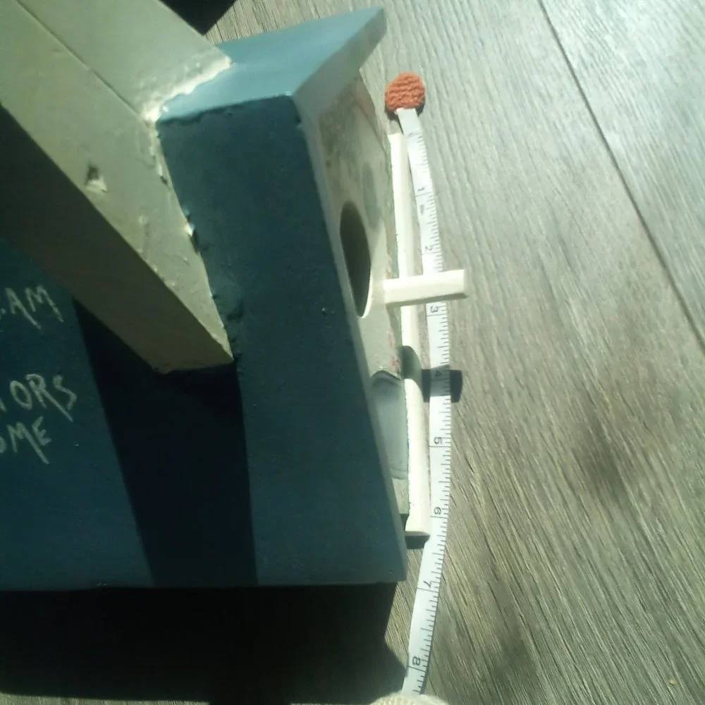 👵EUC VINTAGE CHURCH BIRDHOUSE